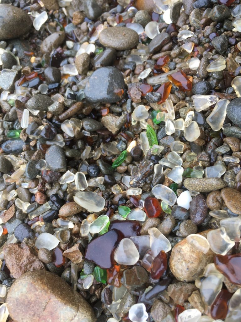 sea glass & rocks