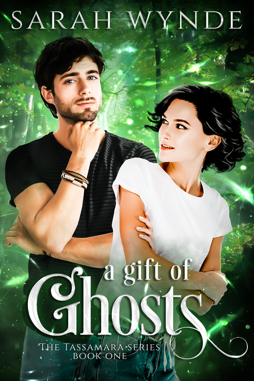 cover to A Gift of Ghosts with couple