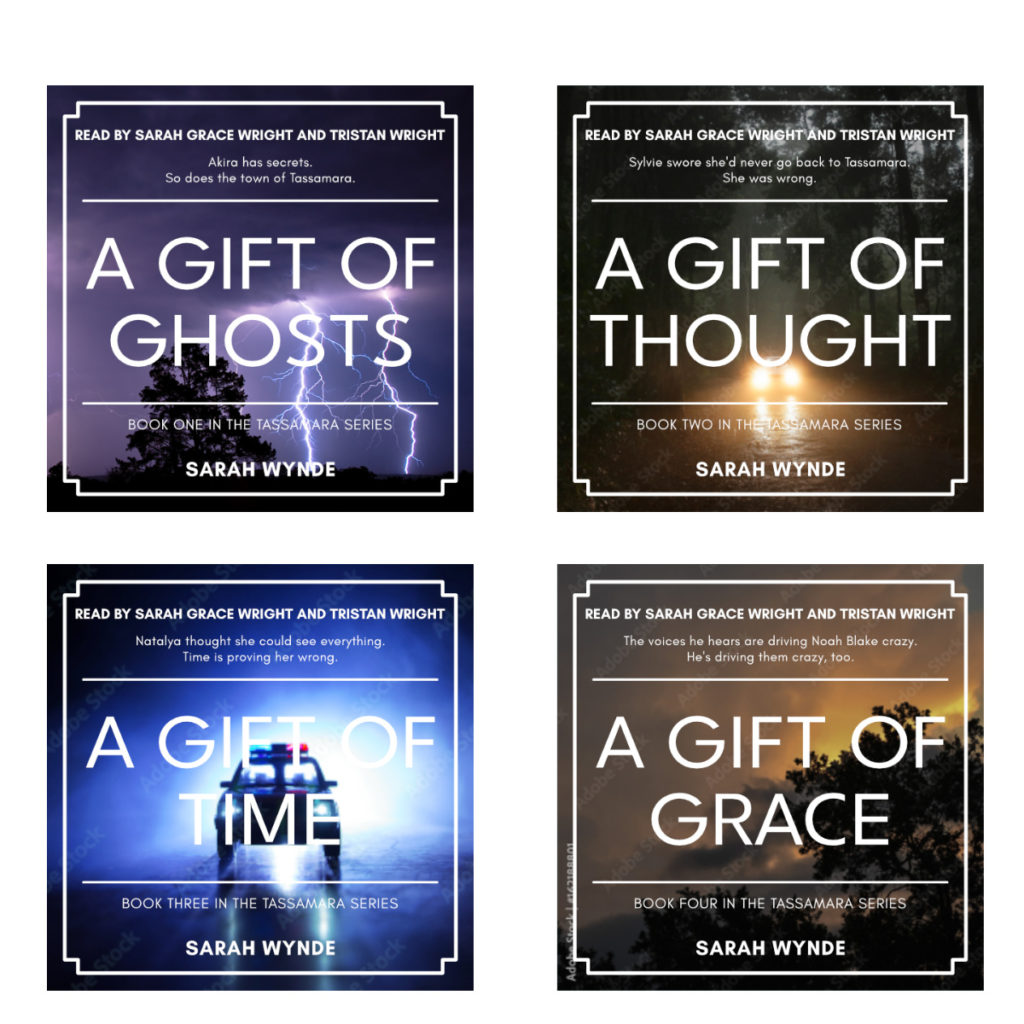 Four Audiobook covers