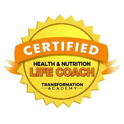 certification seal for Health and Nutrition Life Coach 