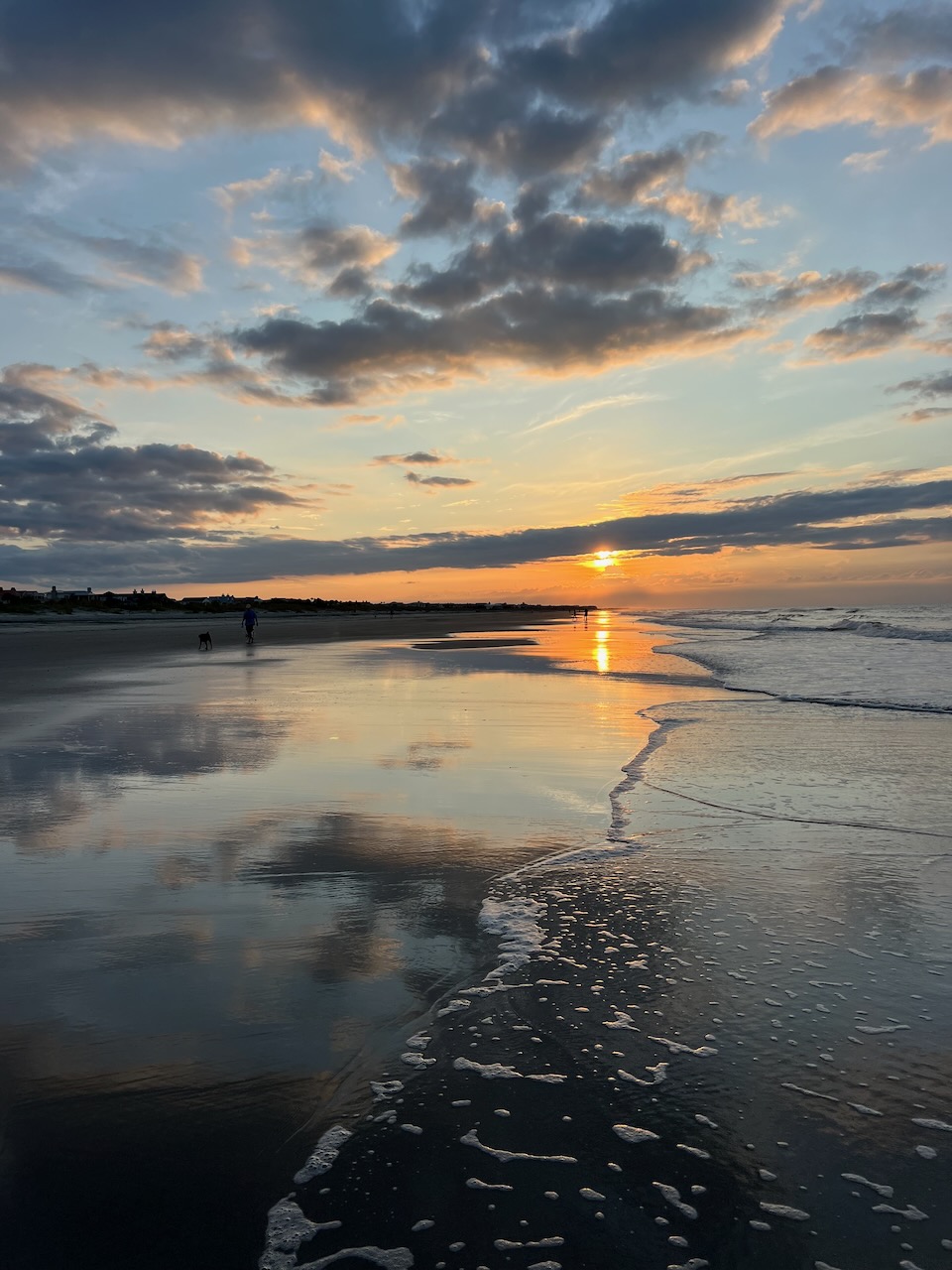 sunrise over the ocean